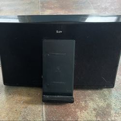 The iLuv MobiRock Wireless Speaker Dock ~WORKS GREAT~