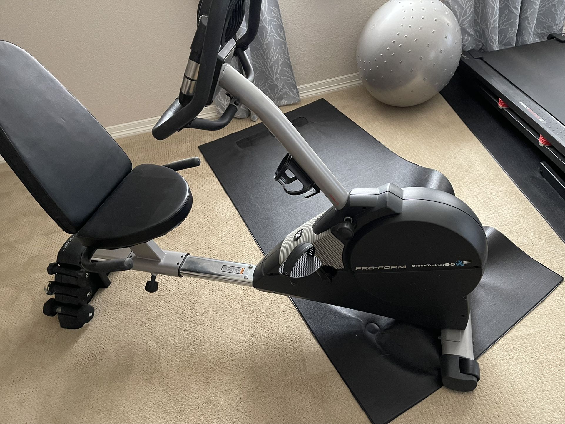 Proform Crosstrainer 55, Recumbent Cycle and Weight Bench