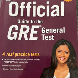 GRE practice test book
