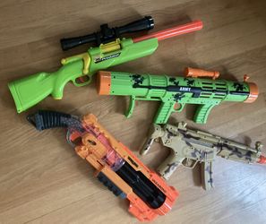 Assorted Nerf & Other Play Guns