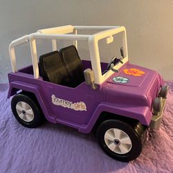 18in Journey Girl doll jeep