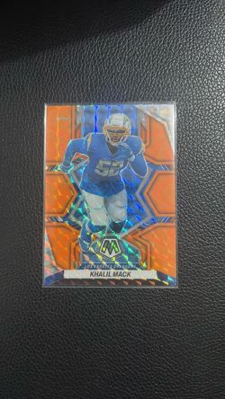 Khalil Mack Panini Mosaic Orange Prizm Football Card
