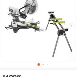 Ryobi Miter Saw With Stand