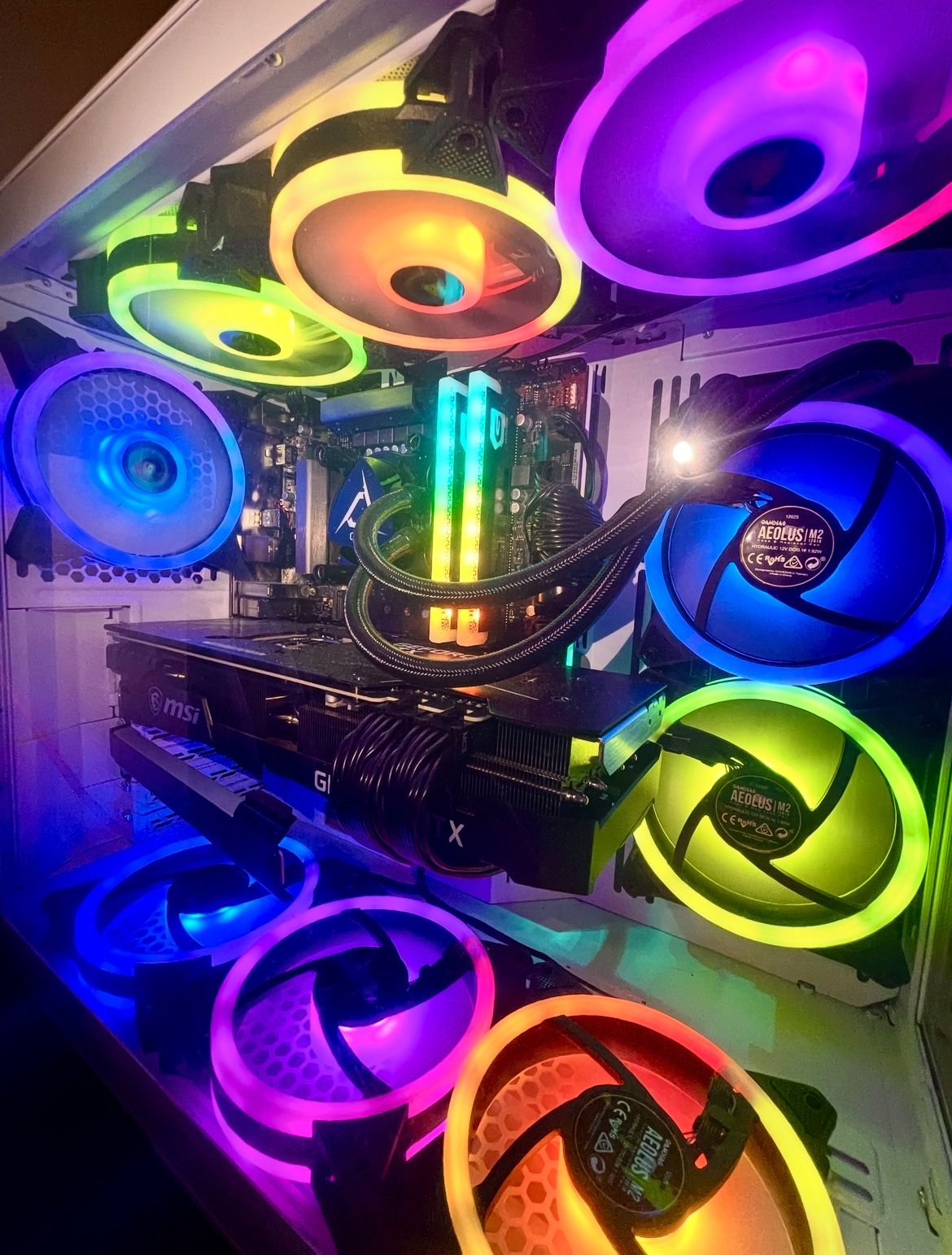 Gaming pc + keyboard