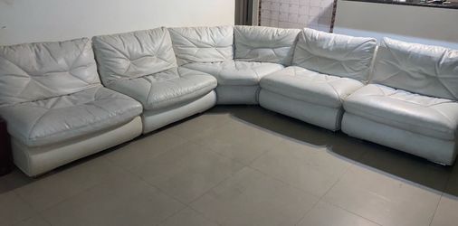 Leather couch
