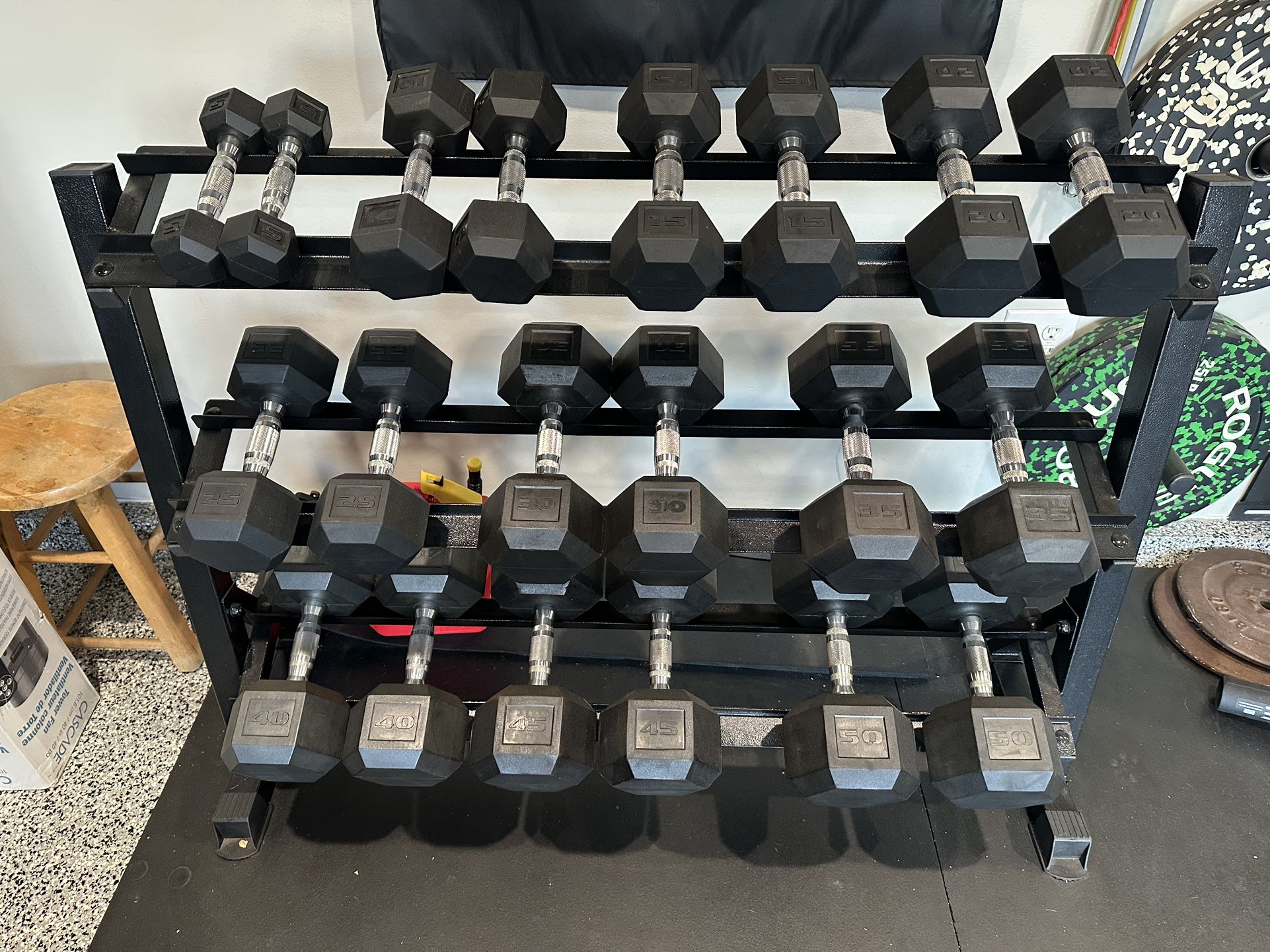 Cap Fitness 3-Tier Storage Rack For Dumbbells (Weights Not Included)