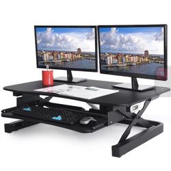 Electric Desk Riser 2 Tier