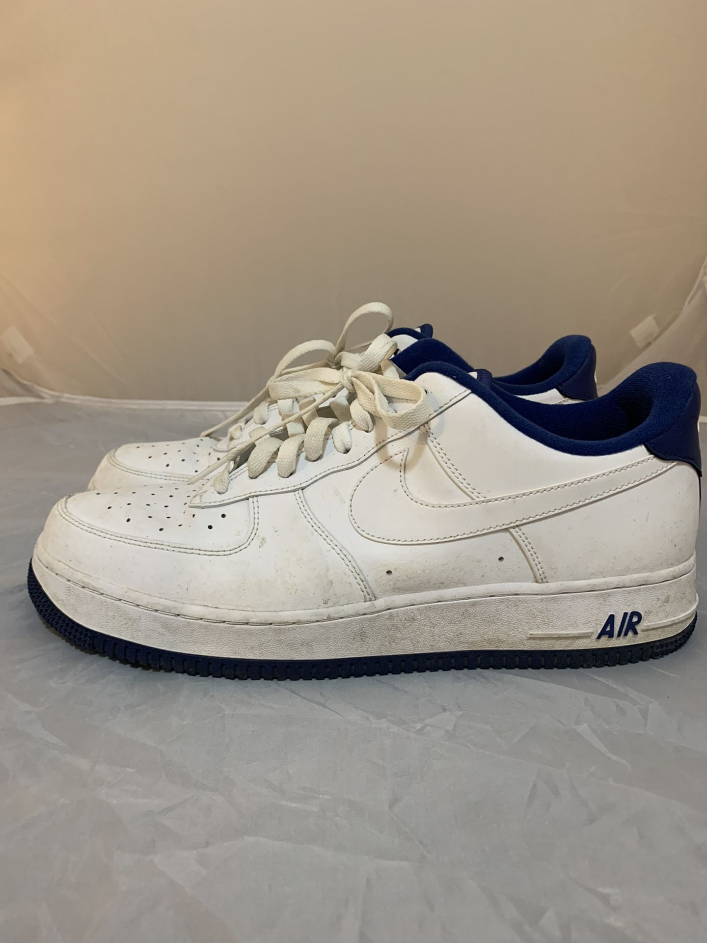 Nike Air Force 1 Low navy white men's shoes size 11 CD0884 102