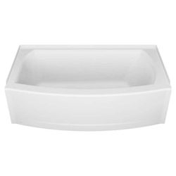 American Standard Ovation Curve 60" Left Hand Drain Bathtub Arctic White