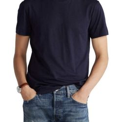 Polo Ralph Lauren Loft Jersey Custom Slim Fit T-Shirt Navy Size M