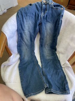 Jordache Girls Bootcut Jeans Size 8 Slim Medium Wash Stretch Denim