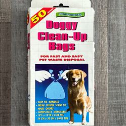 New 50-Pack Doggy Clean-Up Disposal Bags