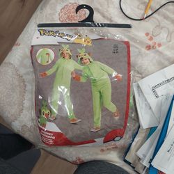 Pokemon Grookey Ouistempo Kids Size Small 4-6 