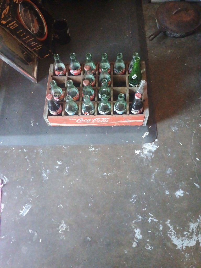 Antique 24 Count Coca Cola Wooden Crate