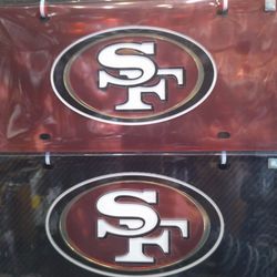 49ers License Plate