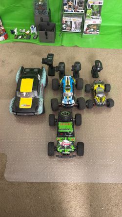 RC Off-Road Trucks Bundle (4 Cars + 4 Controllers) – Ready to Run