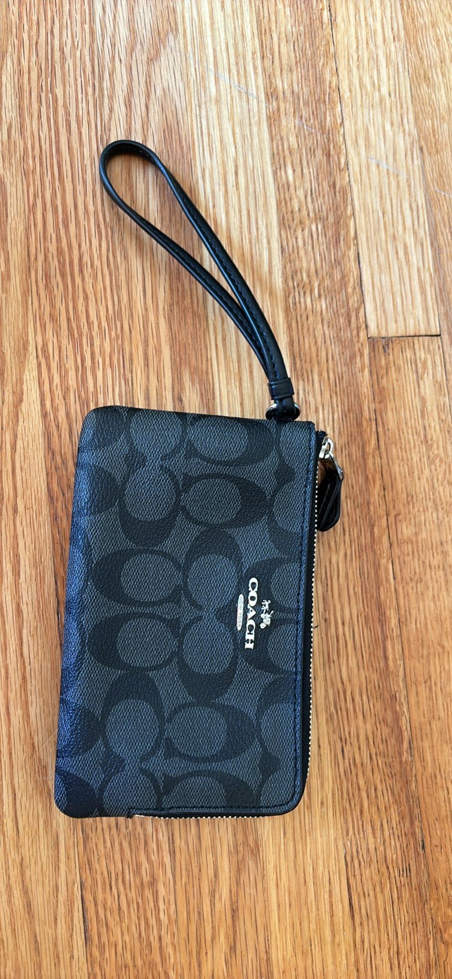 Coach Black Wristlet - Never used