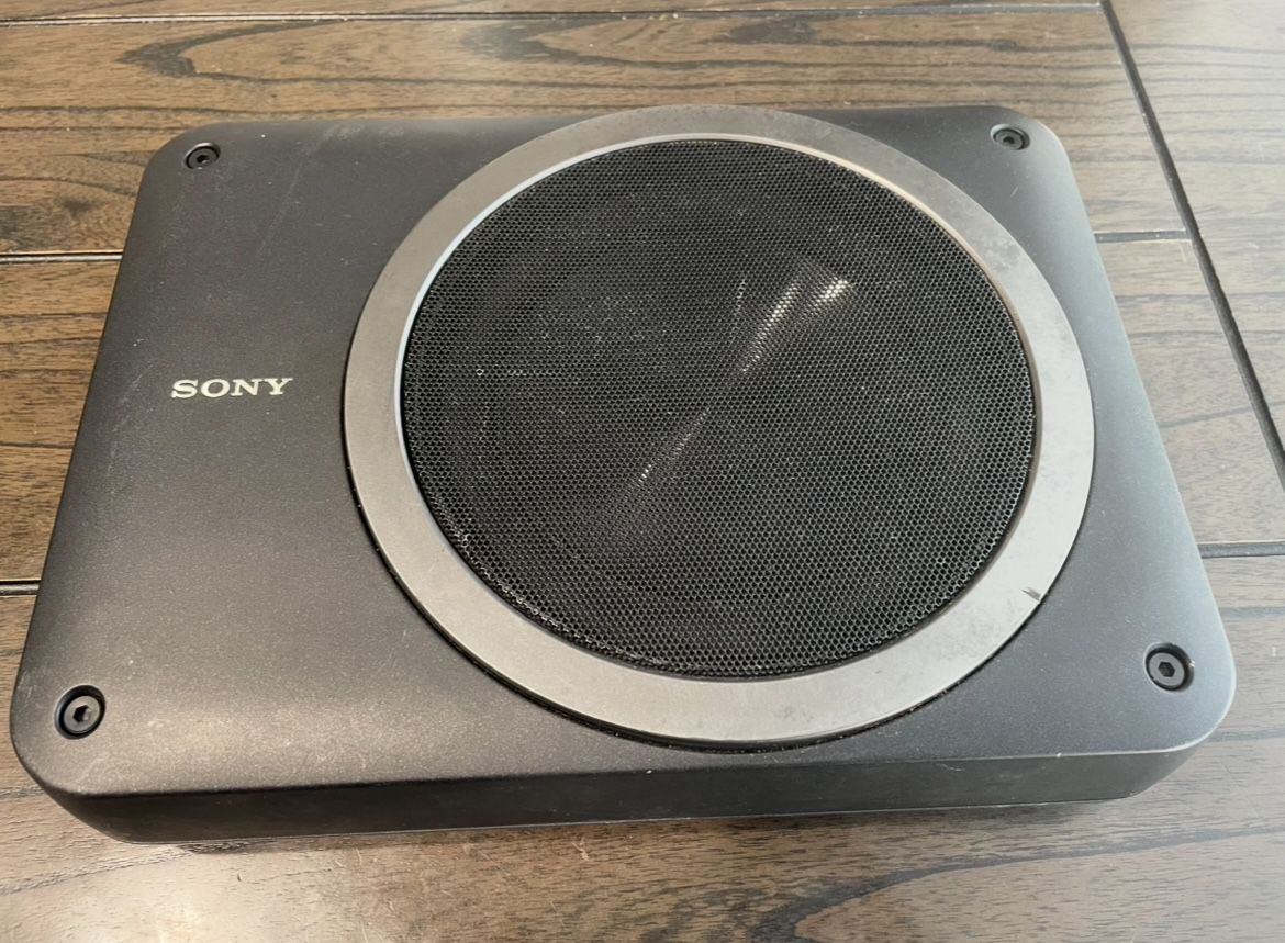 Sony XS-AW8 8" Subwoofer and amplifier