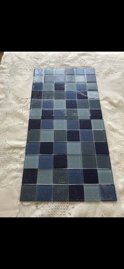 Blue Glass Tile