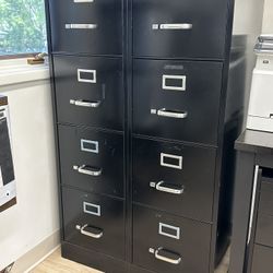 File cabinets. 