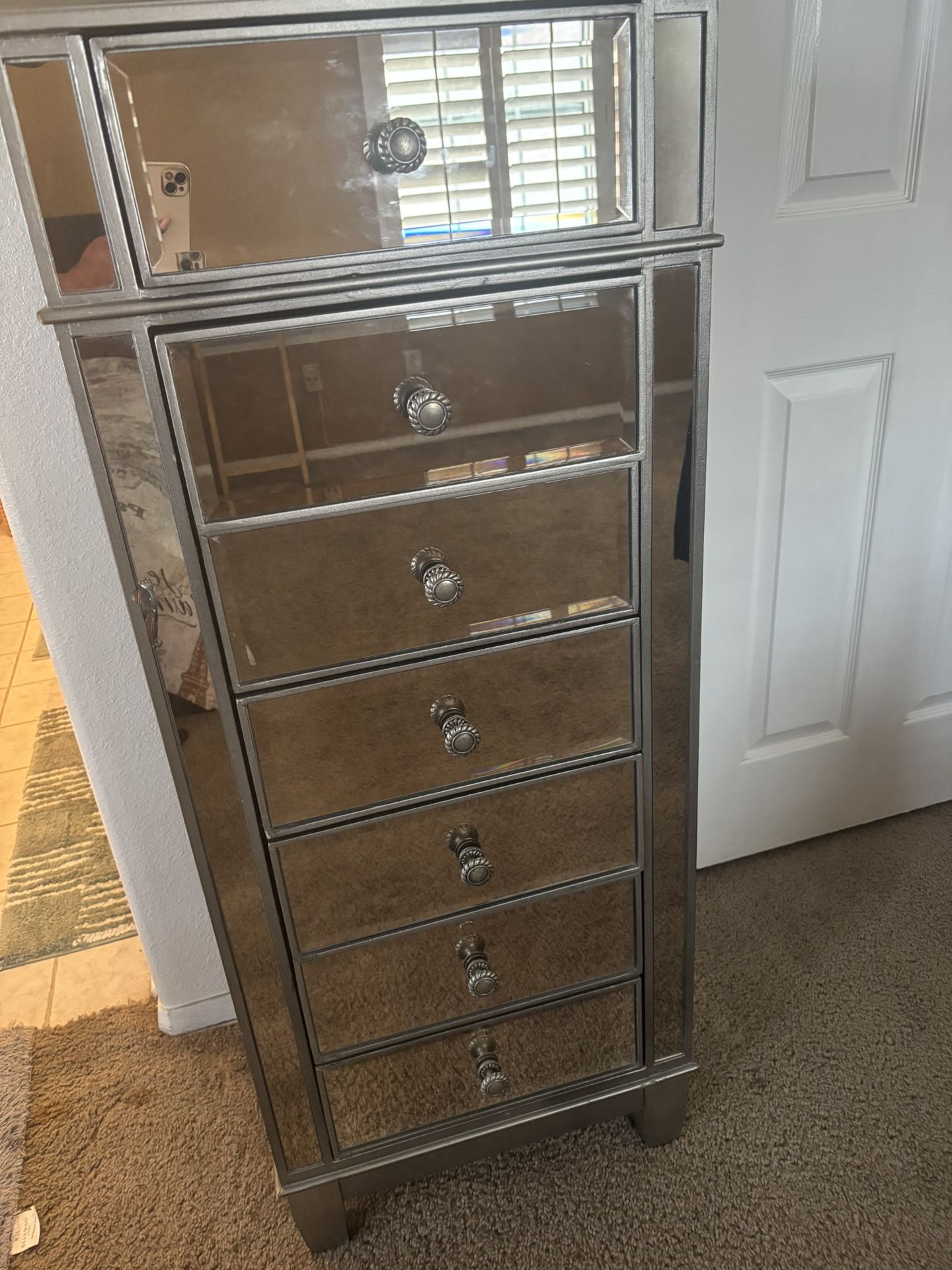 Mirror Dresser With Mirror Night Stand