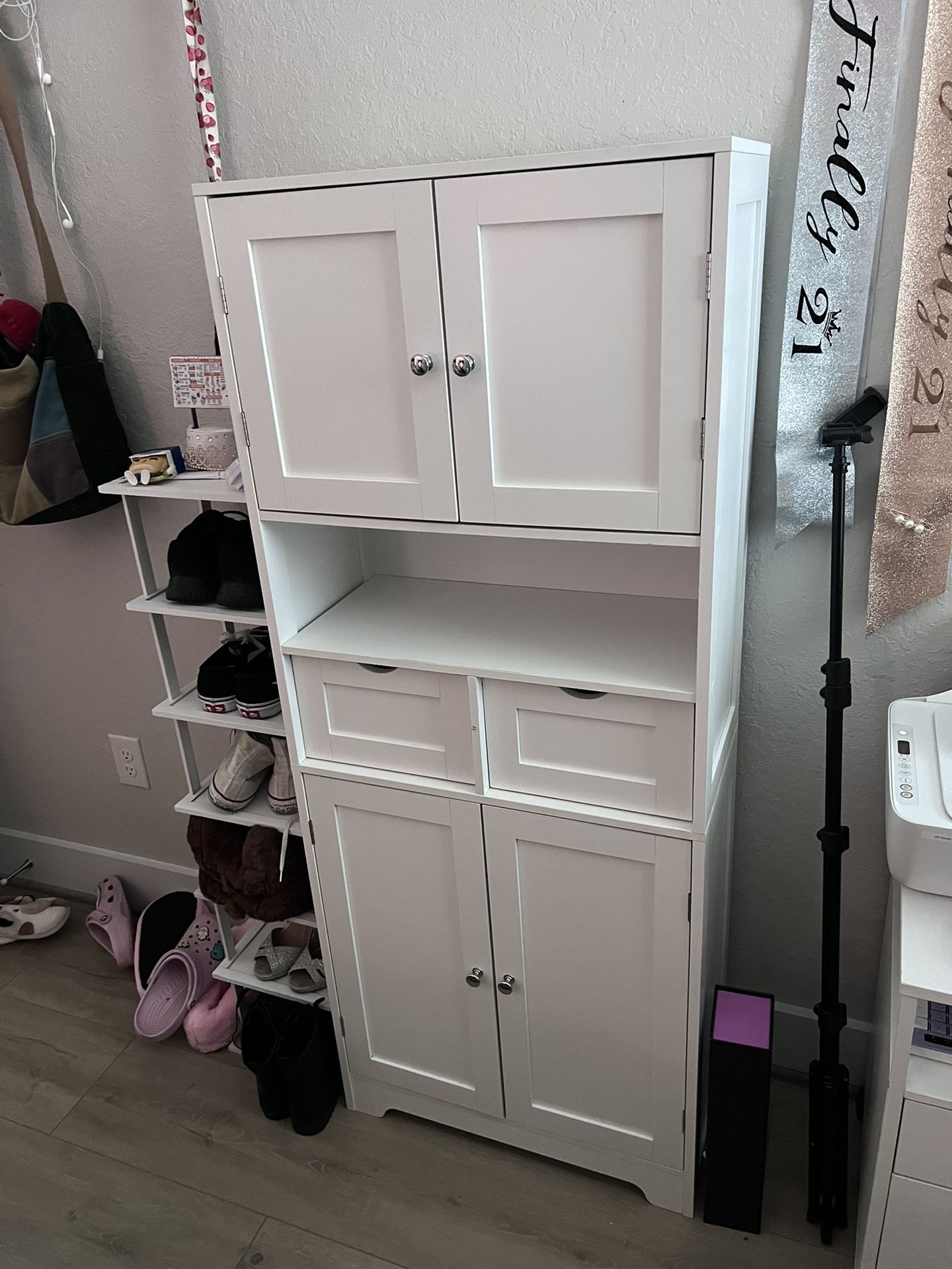 Tall Storage Cabinet