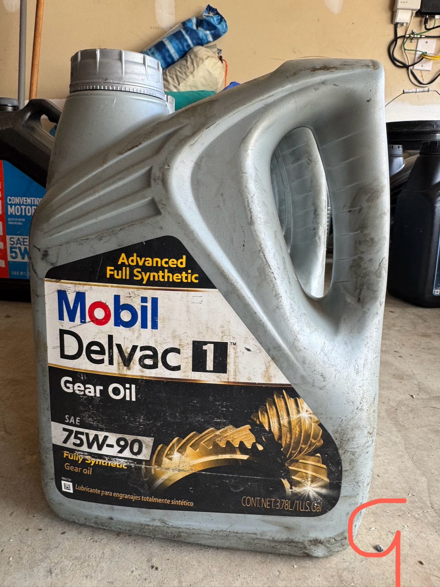 Mobil 1 Full Synthetic 75w-90 Gear Oil