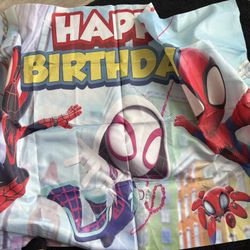 Spidey And His Amazing Friends’s Birthday Backdrop