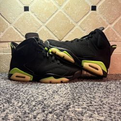 -Jordan 6s "Electric Green" -Size 8.5M -0g all -Used -Shipping available