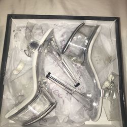 Clear Heels Size 9