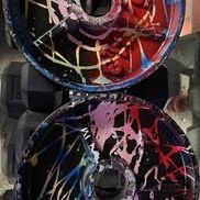 2-25 pound Olympic weight plates 