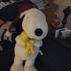 Snoopy And Woodstock Plush 22" Tall