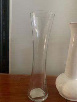 28 Tall Clear Glass Bud Vase