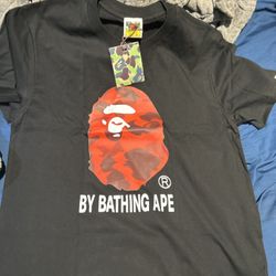 Burberry And Red Bape T 