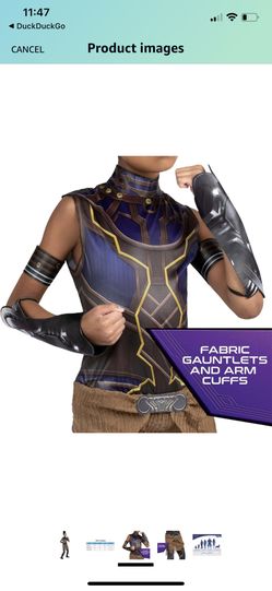 NEW! Girl’s Marvel black Panther Costume Size Med (8-10)