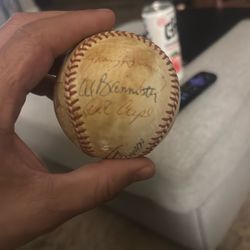 Signed Baseball