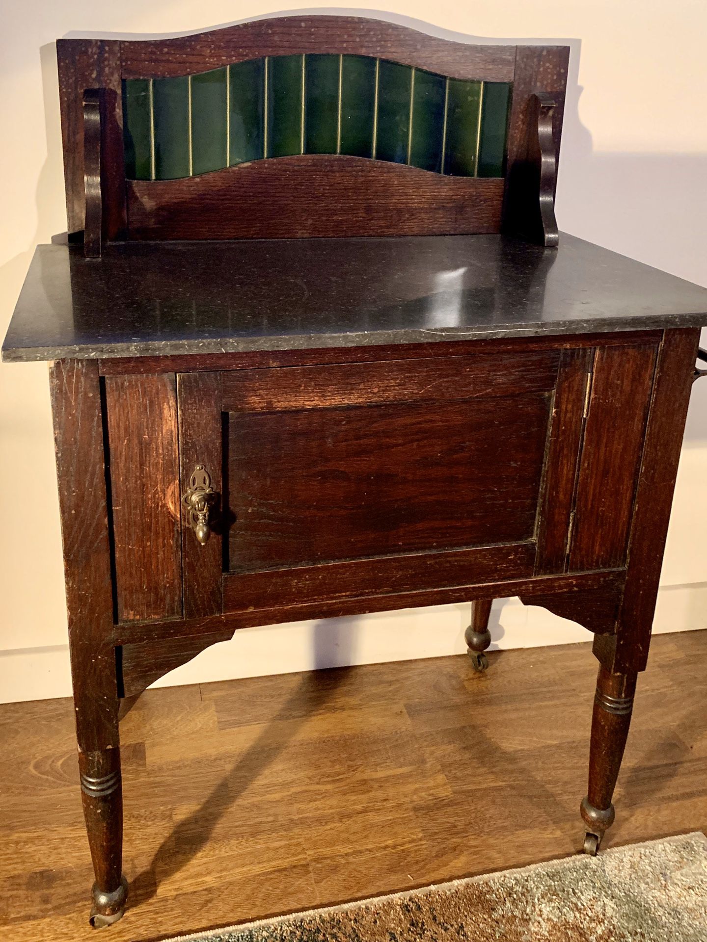Beautiful Antique Wash Stand with Marble Top.
