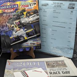 KANSAS SPEEDWAY 1ST RACE PROGRAM NASCAR RARE VTG 2001 