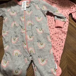 Gerber Baby Girl Sleeper Clothes 