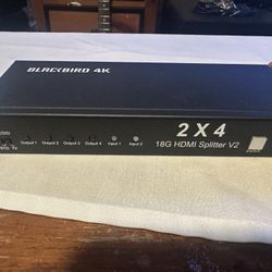 Blackbird 4k HDMI 2x4 Splitter And Switch V2 , 2022 Update