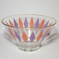 Atomic MCM Harlequin Bowl **READ AD**