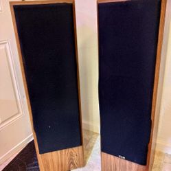 Rare Vintage KLH Floor Speakers