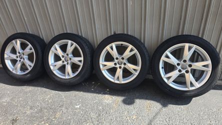 Audi wheels and tires set of 4 225/50/17