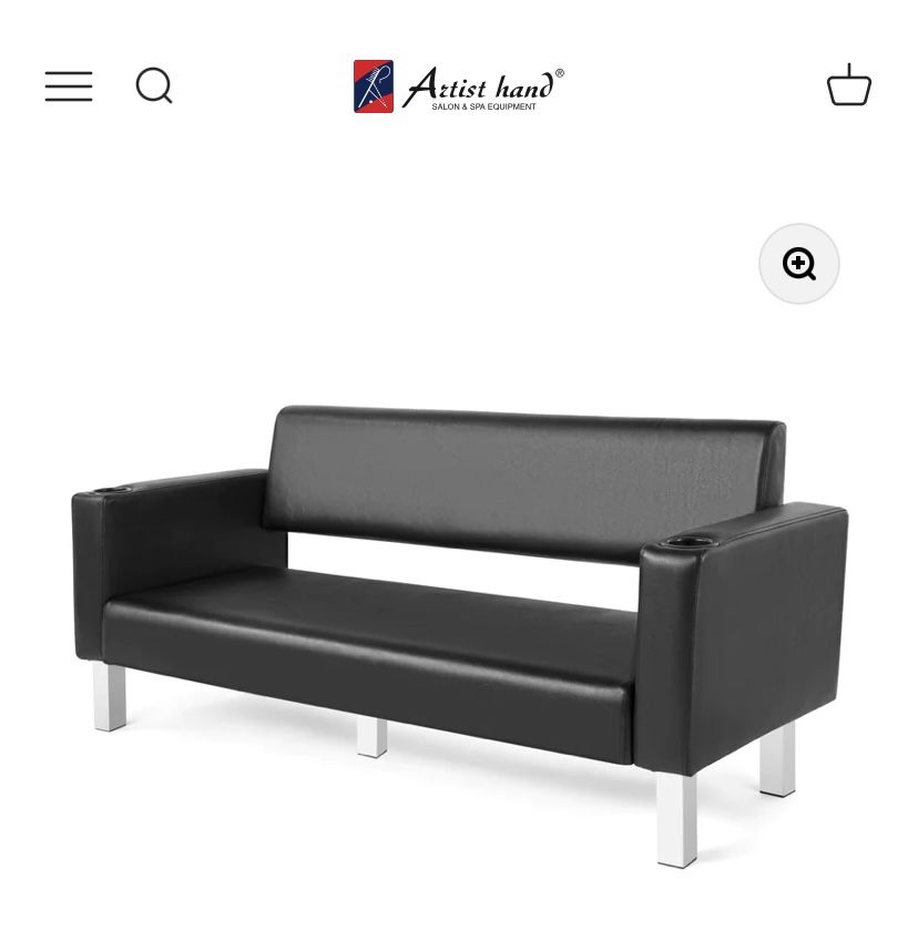 Leather Salon Furniture Waiting Chair