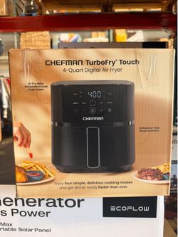 Chefman 4QT Turbofry Air Fryer w/ 4 Cooking Functions Brand New In Box