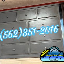 Nine Drawer Grey Pinewood Dresser Chest Comoda Cajonera Nueva 