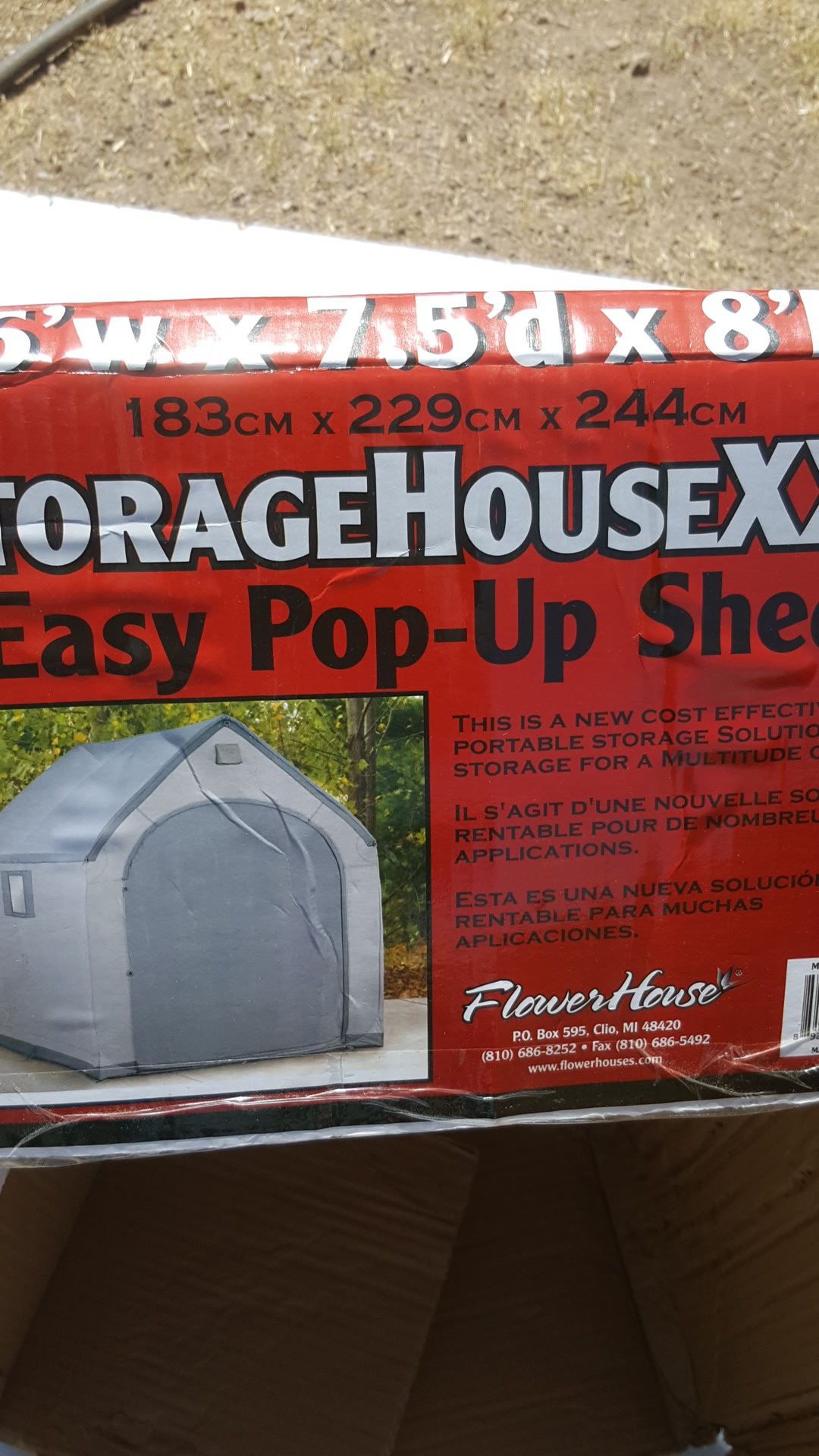 Portable xxl shed