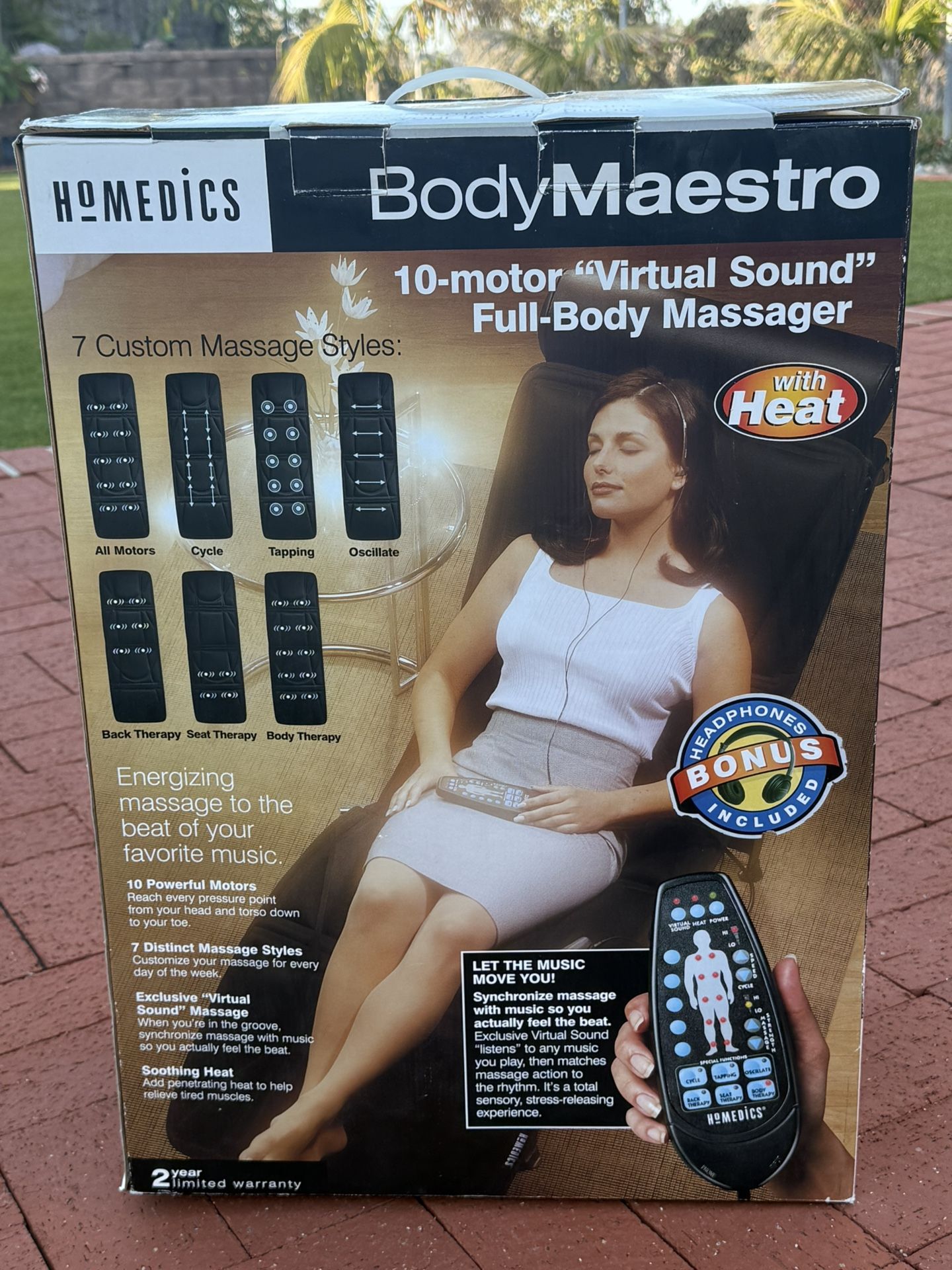 Homedics Back Maestro 10 Motor Chair Massager