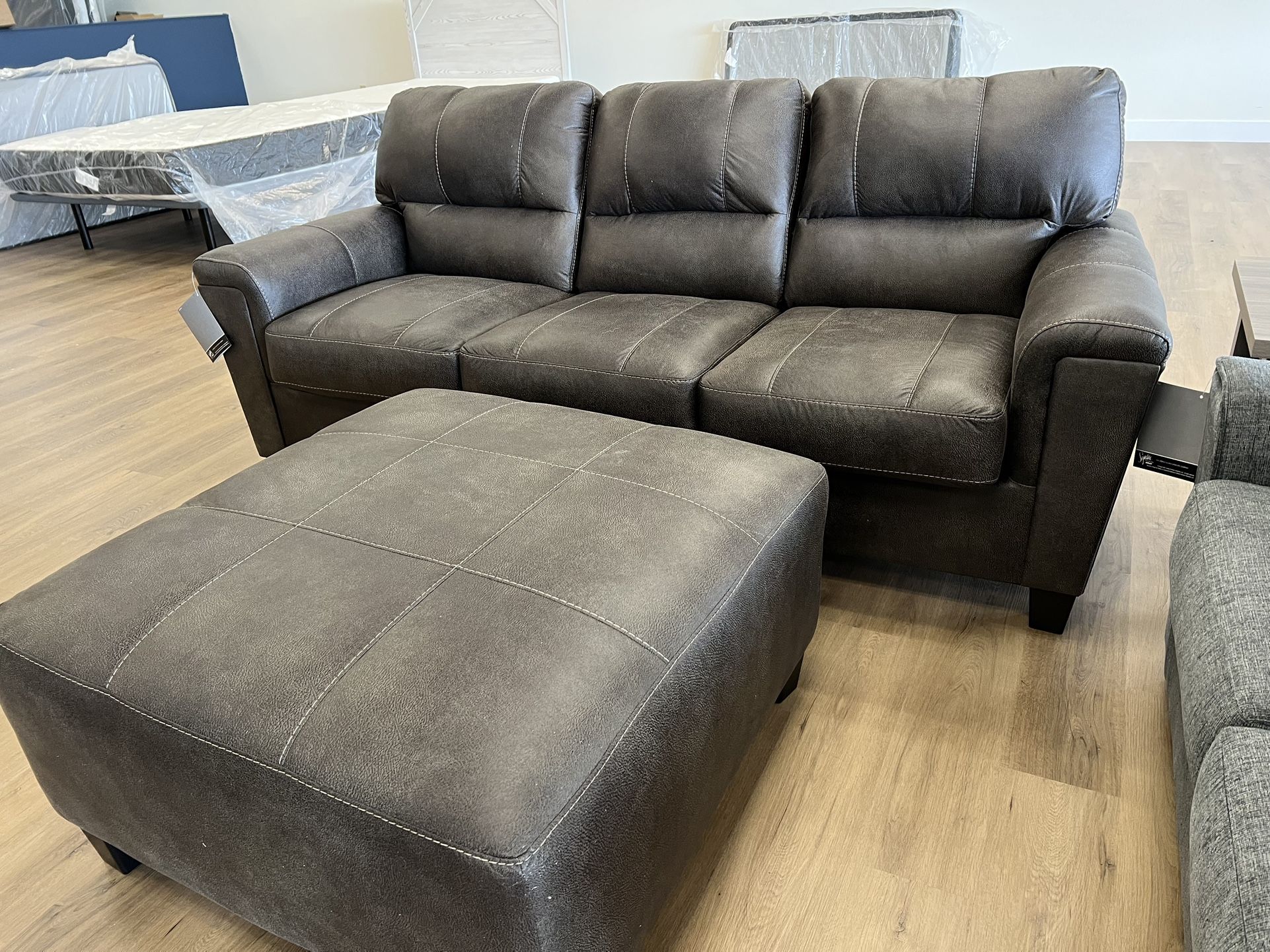 New Sofa And ottoman
