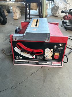 Craftsman Professional 10-in Table Saw and saw